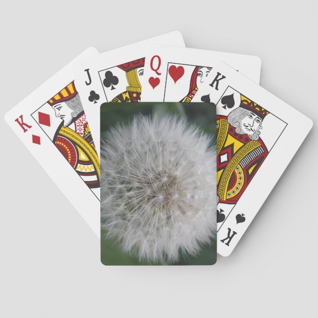 Seeding Dandelion Flower Playing Cards (Back)