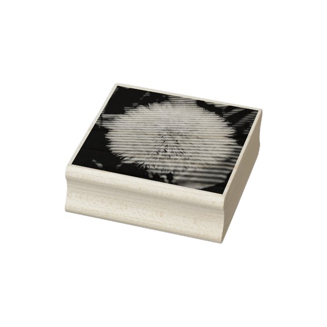 Seeding Dandelion Flower Wood Art Stamp (Stamp)