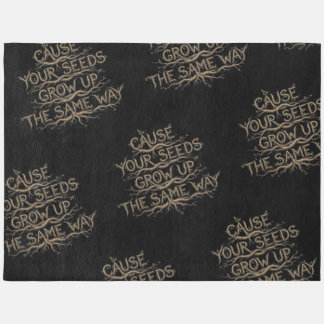 Seeds Grow Up the Same Way Outdoor Rug