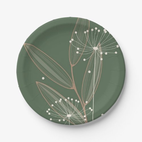 Seeds Leaves Plant royalty_free stock illustration Paper Plates