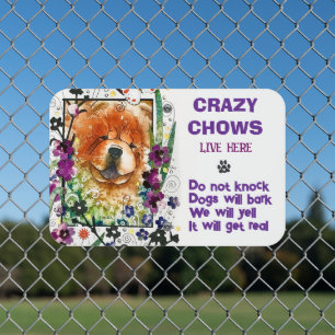 SEEDS OF CHANGE  Crazy chow  Metal Sign