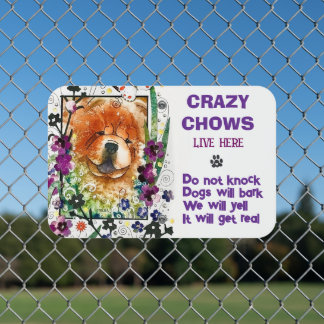 SEEDS OF CHANGE Crazy chow Metal Sign