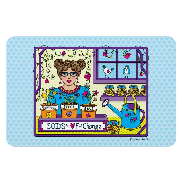 Seeds Of Change_Flexible Magnet 6"x4" (Horizontal)