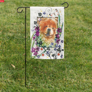 SEEDS OF CHANGE  red chow  Garden Flag