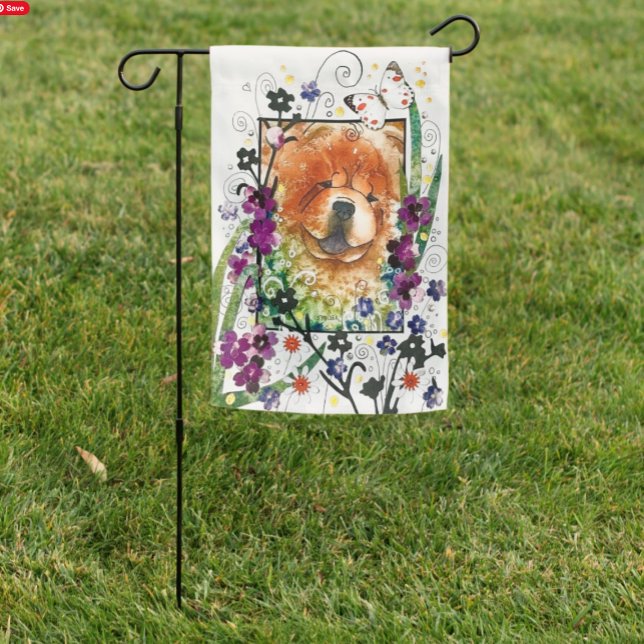 SEEDS OF CHANGE  red chow  Garden Flag (Creator Uploaded)