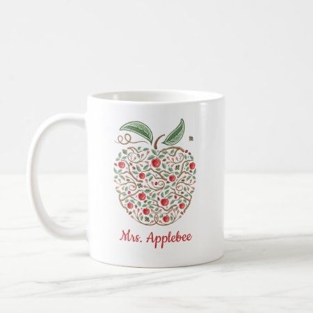 Seeds Of Knowledge Teacher's Apple Coffee Mug