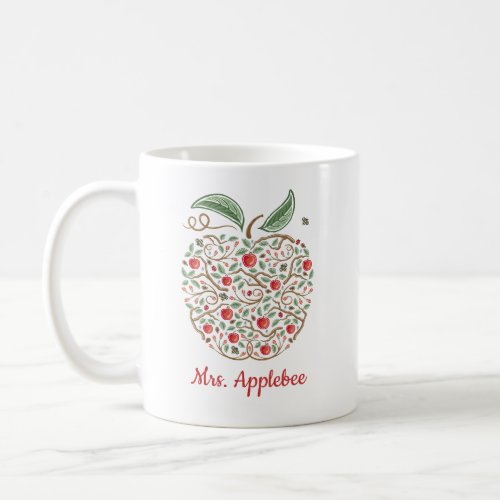 Seeds of Knowledge Teachers Apple Coffee Mug
