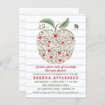 Seeds Of Knowledge Teacher&#39;s Apple Retirement Card at Zazzle