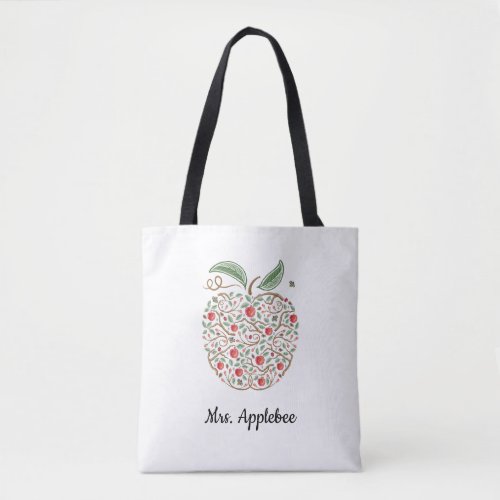 Seeds of Knowledge Teachers Apple Tote Bag
