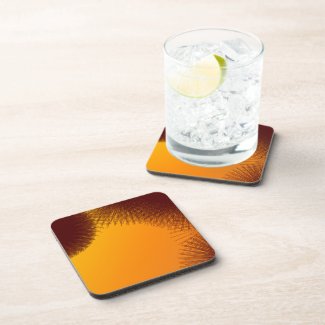 seedy beautiful lie abstract art coaster