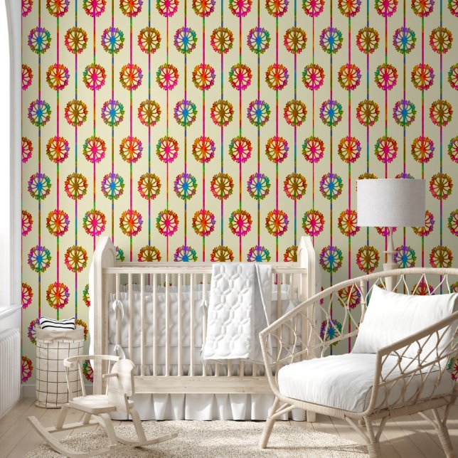 Seedy Elegance in Cream Wallpaper (Kids)