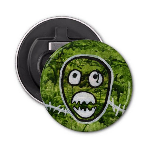 Seedy Pete Skull Odd Whimsical Monster Art Quirky Bottle Opener