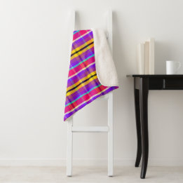 Seedy Plaid SE Sherpa Blanket