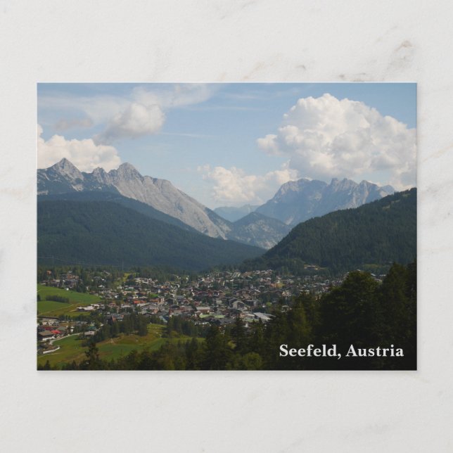 Seefeld Austria Postcard (Front)