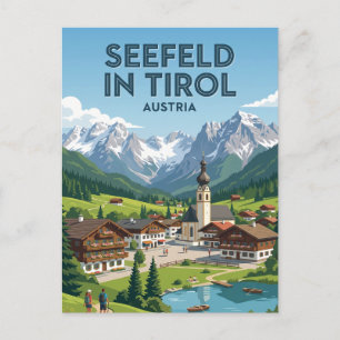 Seefeld in Tirol Austria Postcard