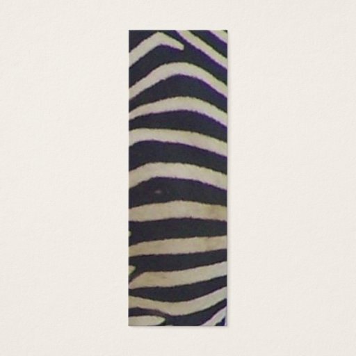 Customizable Seein' Stripes Bookmark Business Card Template