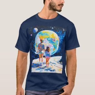 Seeing a planet while being on another T-Shirt