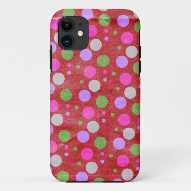 Seeing Dots Case-Mate iPhone Case (Back)
