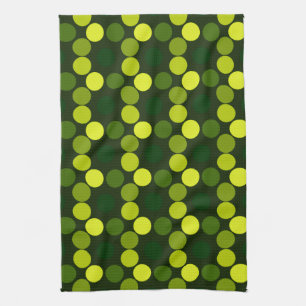 Seeing Dots Lemon Lime KITCHEN TOWEL