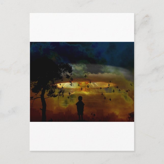 Seeing hell postcard (Front)