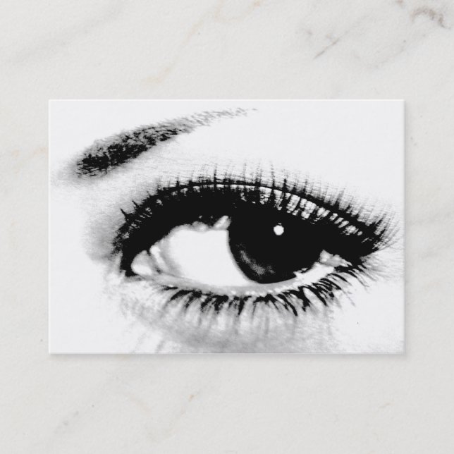 Seeing is Believing/Beautiful Eye Business Card (Front)