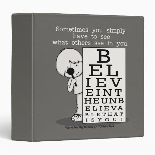 Seeing is Believing_Eye Chart 3 Ring Binder