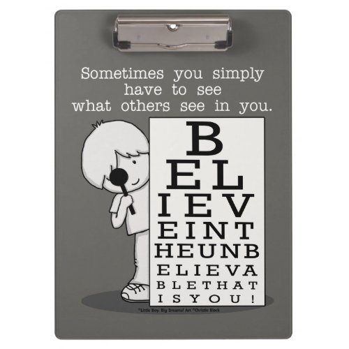 Seeing is Believing_Eye Chart Clipboard