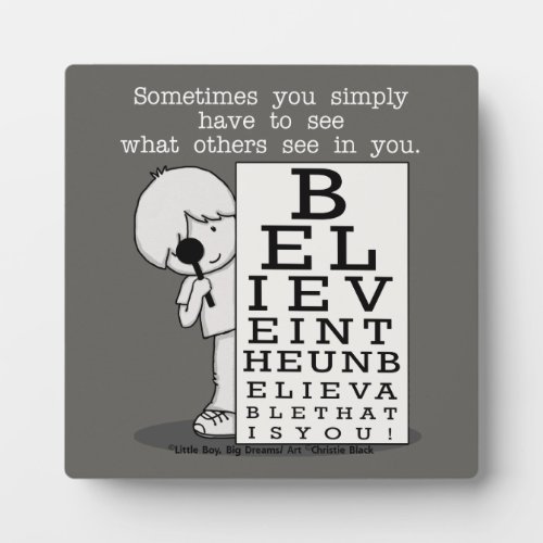 Seeing is Believing_Eye Chart Plaque