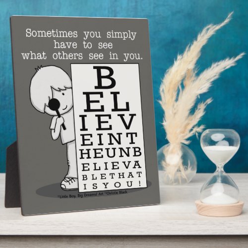 Seeing is Believing_Eye Chart Plaque