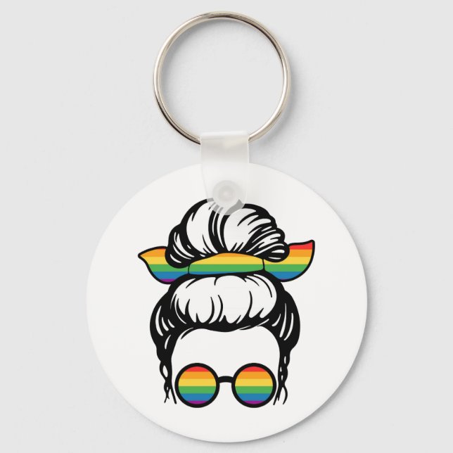 Seeing Rainbows Keychain (Front)
