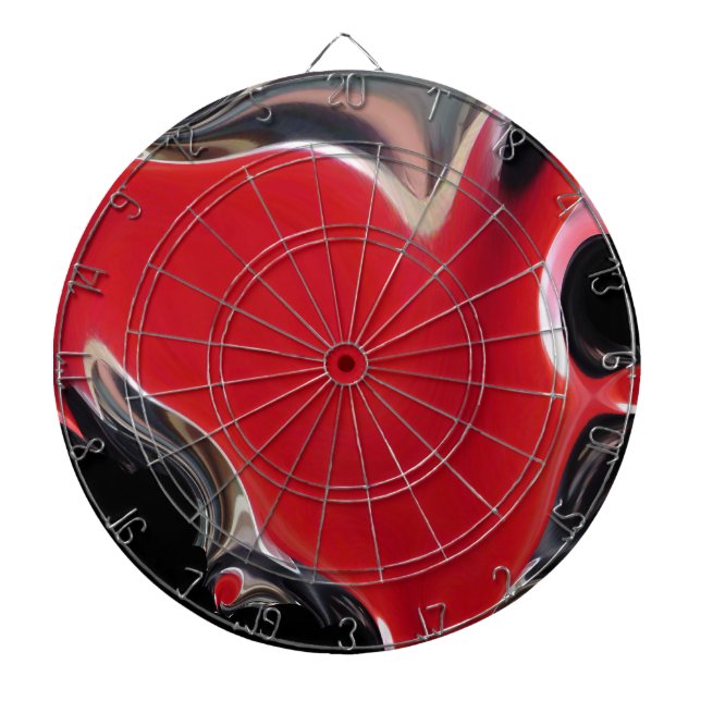 Seeing Red, Bright Red Dart Board (Front)