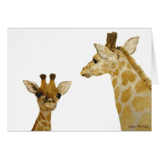 Seeing Spots, Giraffes Card