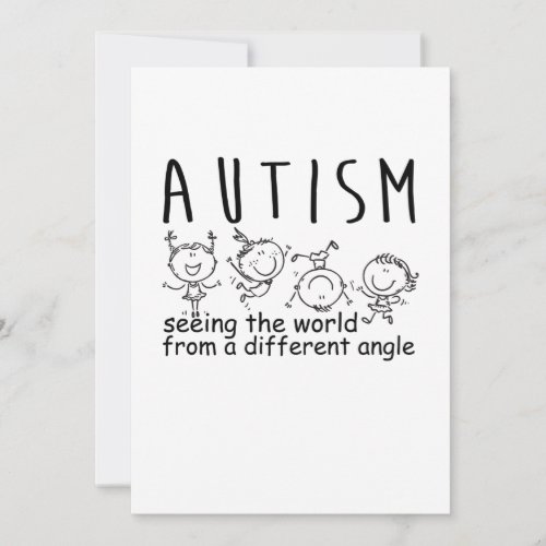 Seeing The World At A Different Angle Autism Save The Date