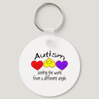 Seeing The World From A Different Angle (Hrts) Keychain