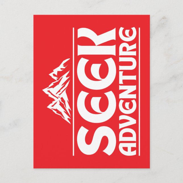 SEEK ADVENTURE POSTCARD (Front)