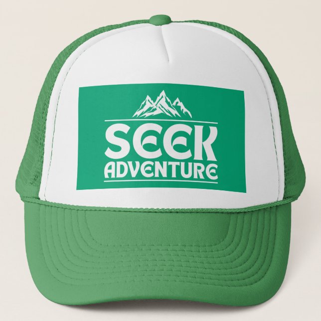 SEEK ADVENTURE TRUCKER HAT (Front)