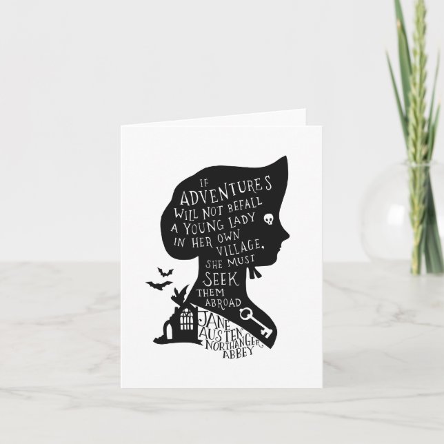 Seek Adventures Northanger Abbey Quote Card (Front)