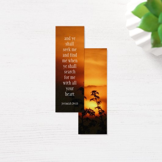 Seek GOD and find HIM Jerimiah 29:13 (Desk)