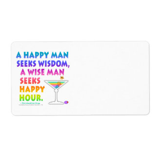 SEEK HAPPY HOUR LABEL