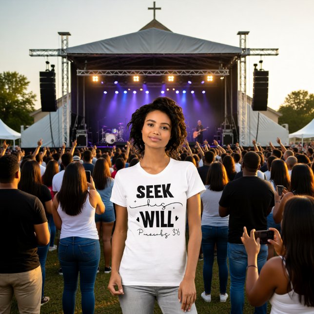 Seek His Will Proverbs 3:6 Devotion Tee (Creator Uploaded)