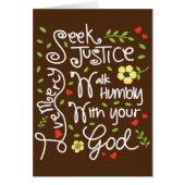 Seek Justice Love Mercy Walk Humbly Micah 6 8 (Front)