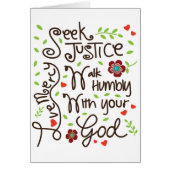 Seek Justice Love Mercy Walk Humbly Micah 6 8 (Front)