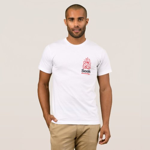 Seek Knowledge Arabic Calligraphy T_Shirt