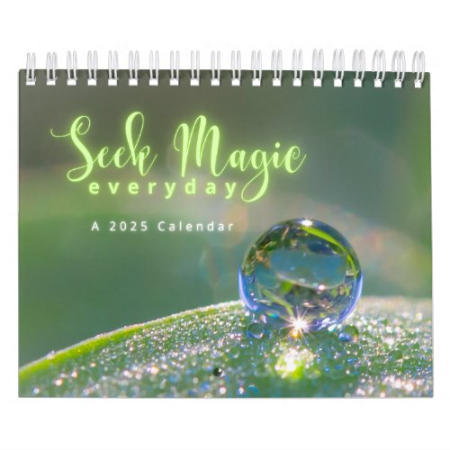 Seek Magic Macro Photography 2025 Calendar