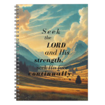 Seek the Lord Notebook