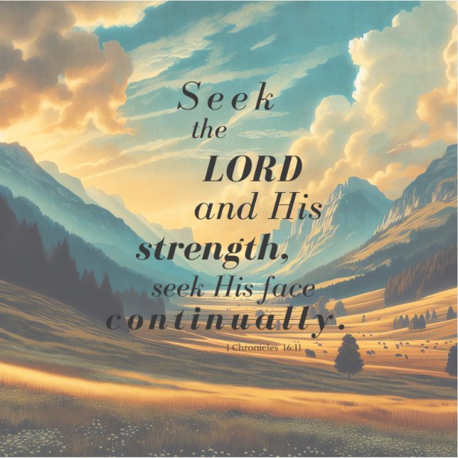 Seek the Lord Sticker (Front)