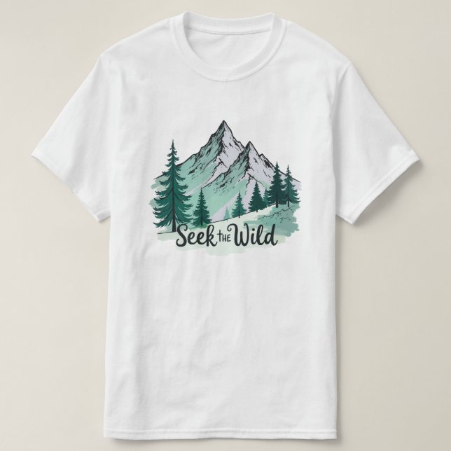 Seek the Wild" Vintage T-Shirt | (Design Front)