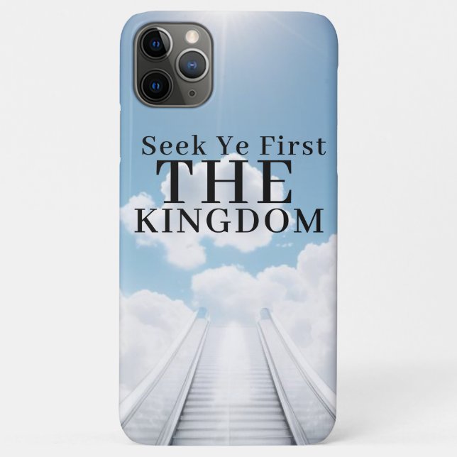 Seek Ye First - iPhone / iPad case (Back)