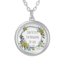 Seek Ye First the Kingdom Necklace