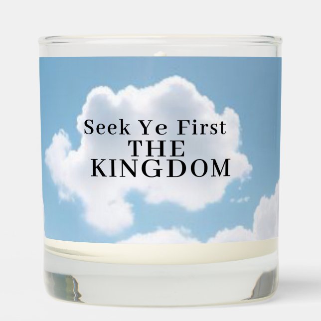 Seek Ye - Scented Jar Candle (Front)